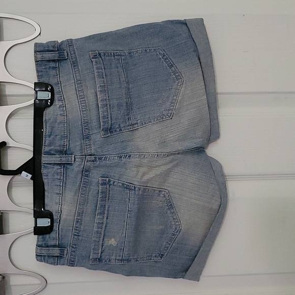 Bluenotes Lightwash Distressed Jean Shorts - Picture 2 of 3